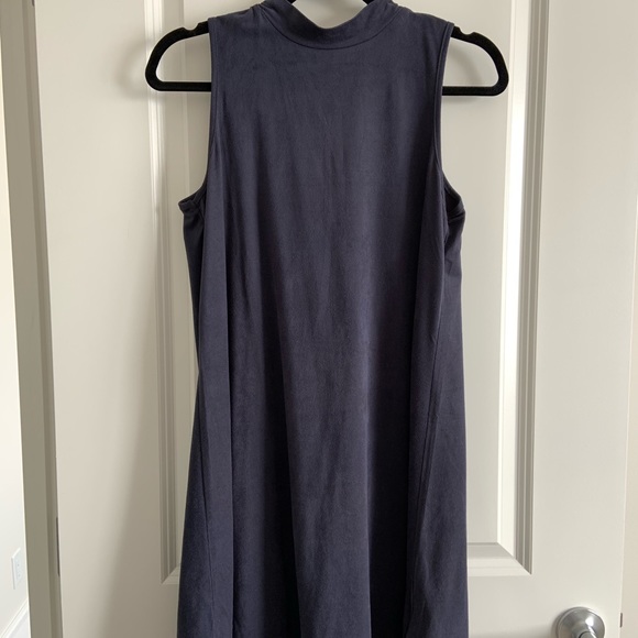 Navy Blue High Neck Dress - Picture 1 of 1